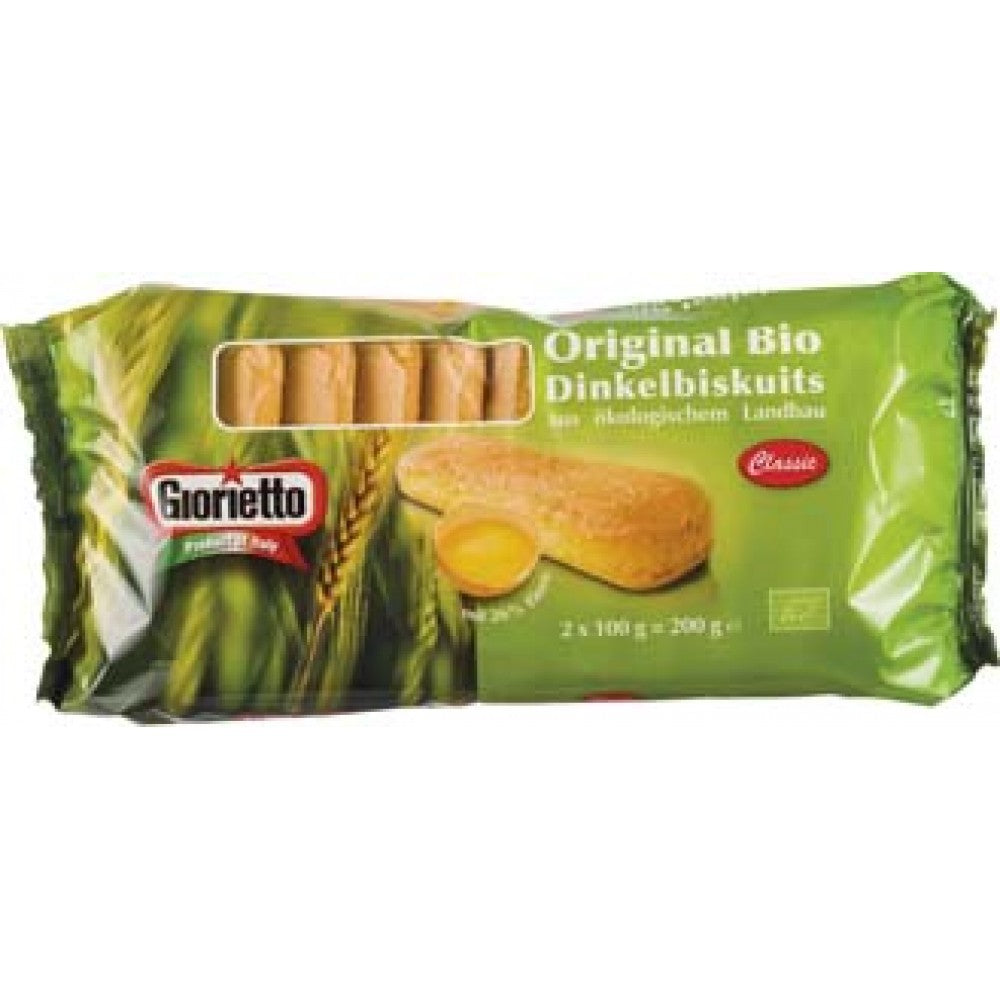 Piscoturi bio din spelta cu ou 200g Giorietto