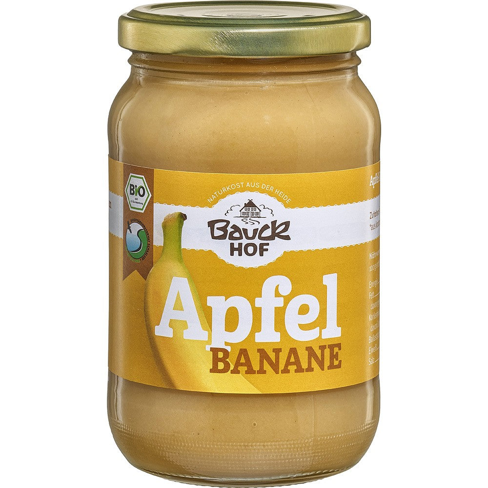 Piure de mere cu banane bio 360g BauckHof