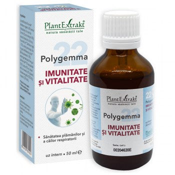 Polygemma nr. 22 imunitate si vitalitate, 50ml, plantextrakt 1
