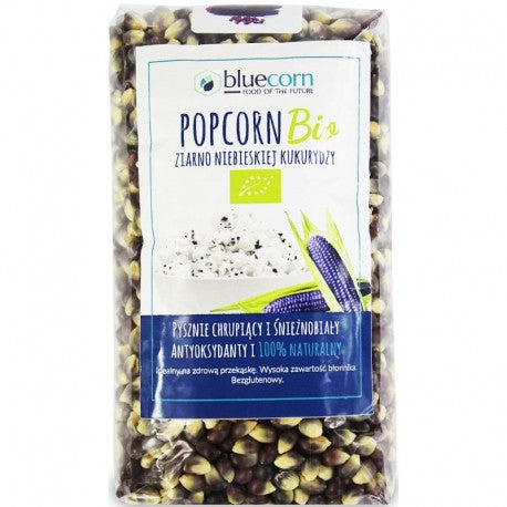  Porumb popcorn albastru bio, 350g, bluecorn