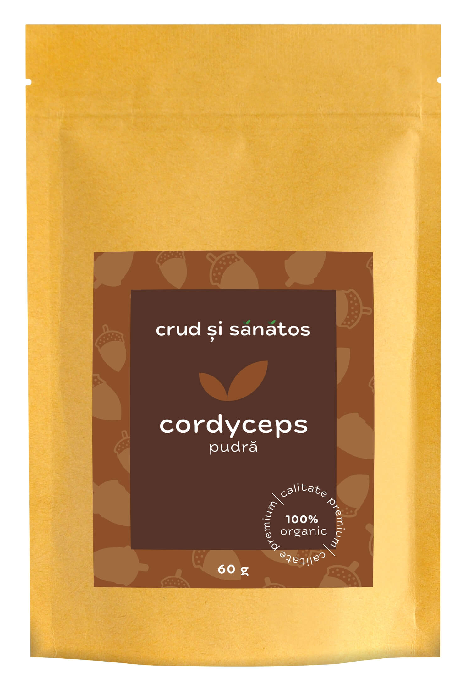 Cordyceps pudra, bio, 60g, crud si sanatos