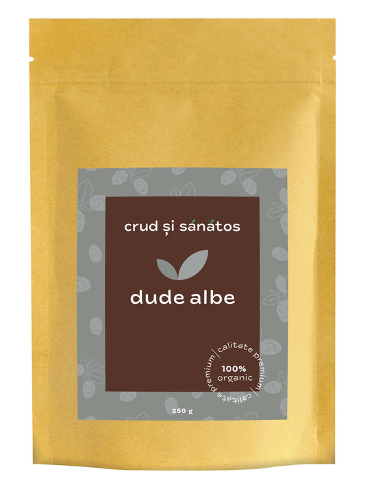 Dude albe ecologice, bio, 250g, crud si sanatos