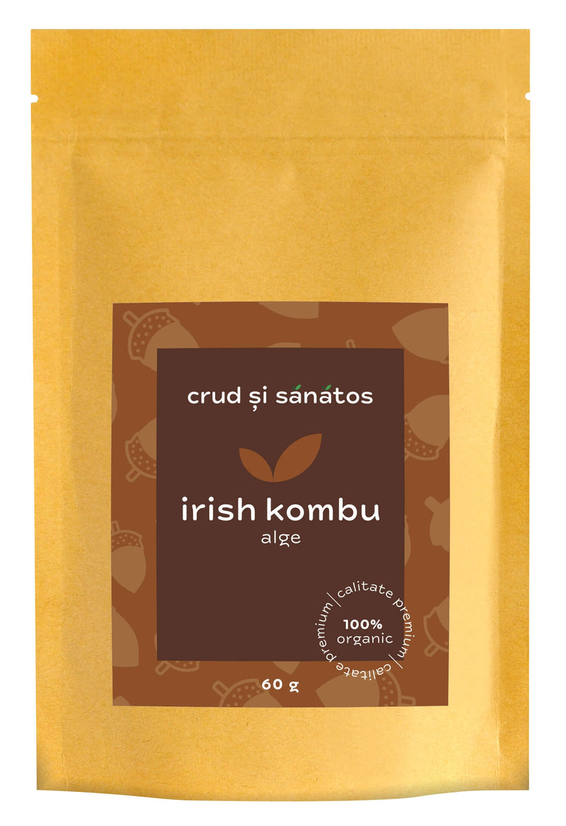 Irish kombu alge deshidratate, bio, 60g, crud si sanatos 1