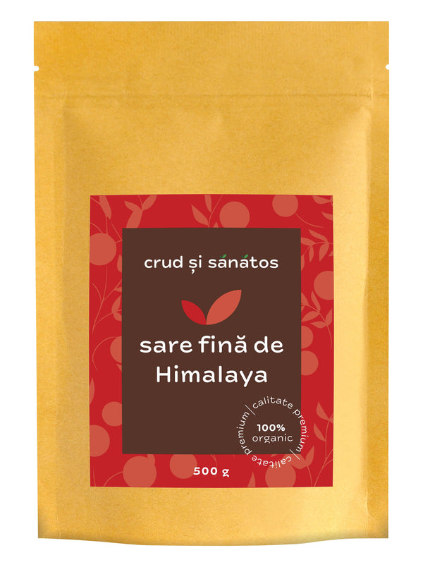  Sare de himalaya (fina), 500g, crud si sanatos