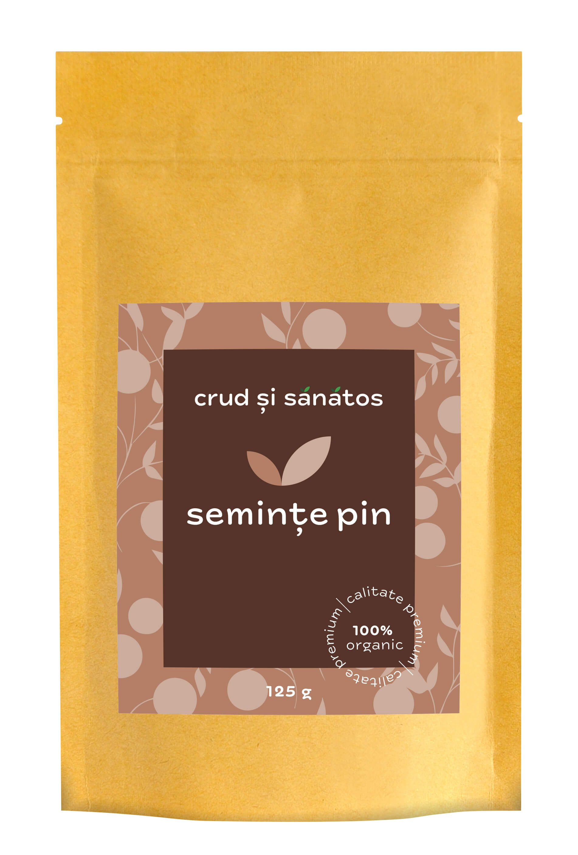 Seminte de pin, bio, 125g, crud si sanatos