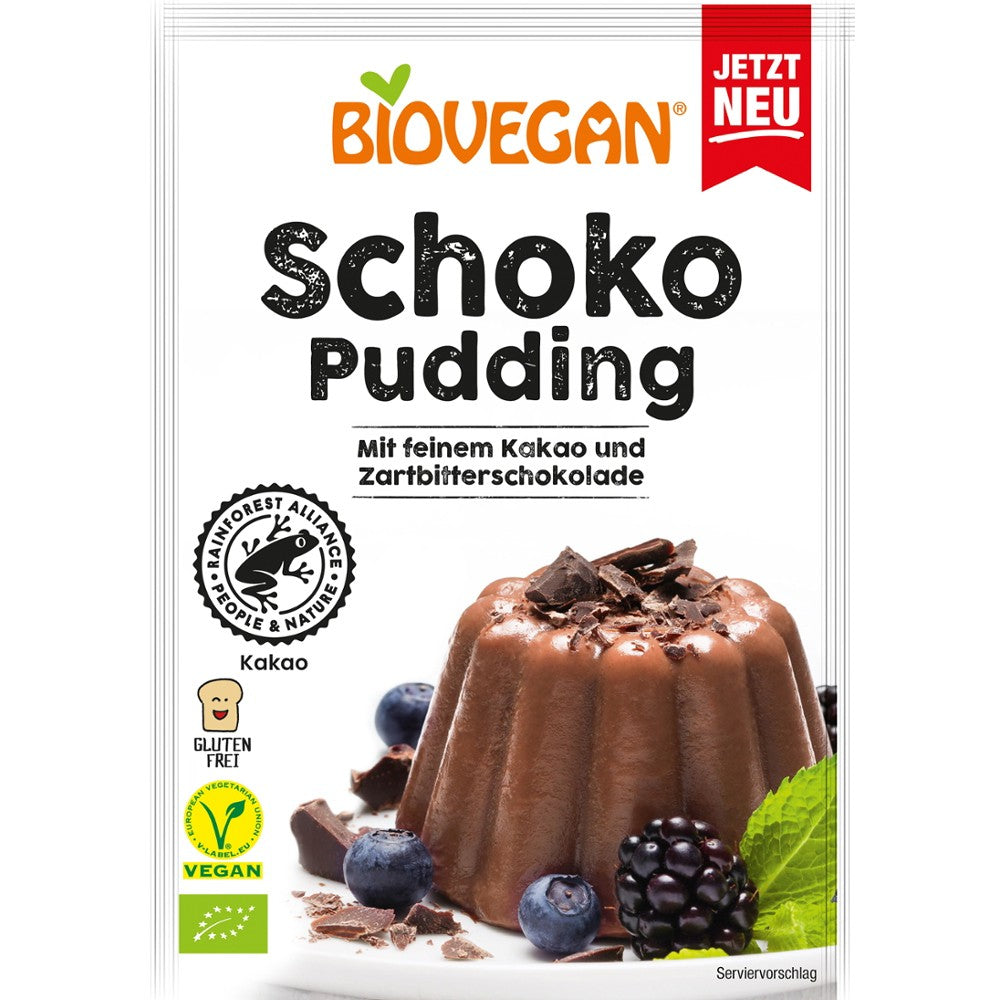 Pudra budinca de cacao fara gluten vegana 55g Biovegan