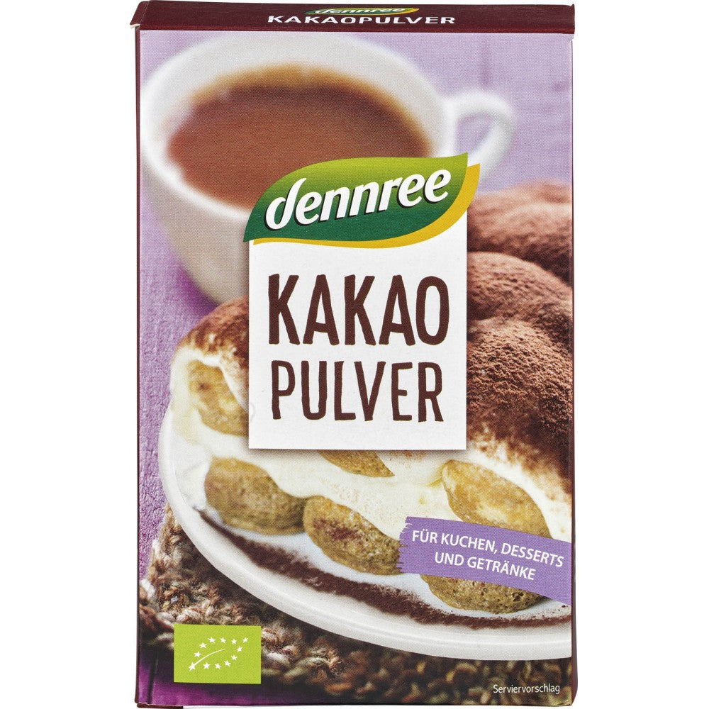 Pudra de cacao bio slab degresata 150g Dennree