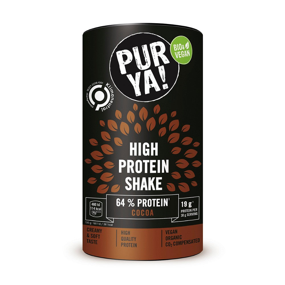 Pudra proteica vegetala cu cacao 500g Purya