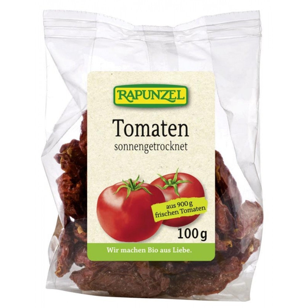 Rosii bio uscate jumatati 100g Rapunzel