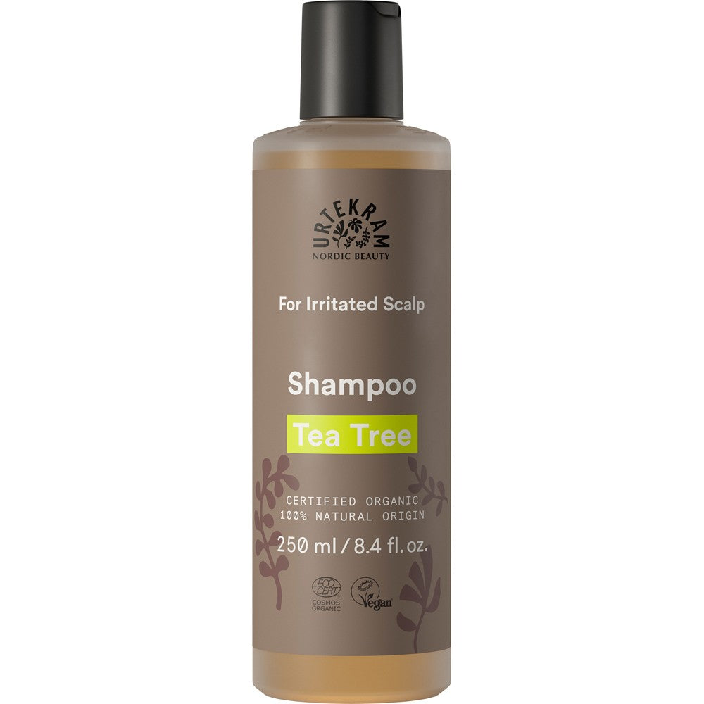 Sampon cu arbore de ceai pentru scalp iritat 250ml Urtekram