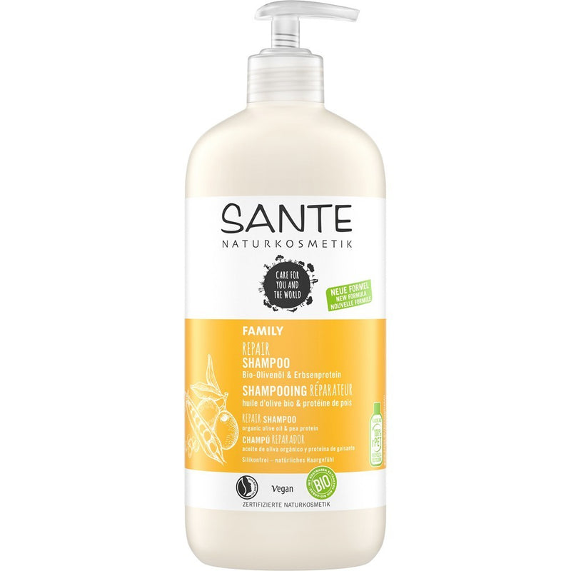 Sampon reparator cu ulei de masline bio, 250ml, sante 1