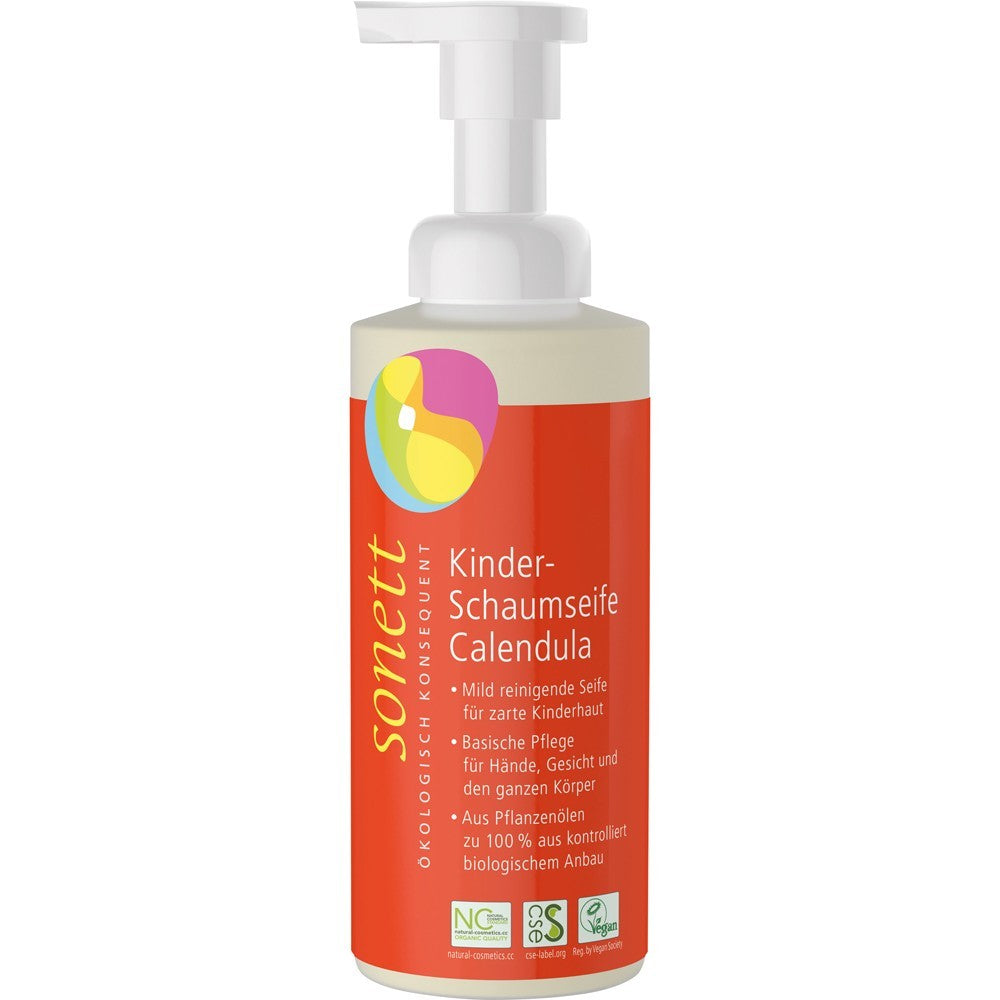 Sapun lichid cu galbenele pentru copii 200ml Sonett