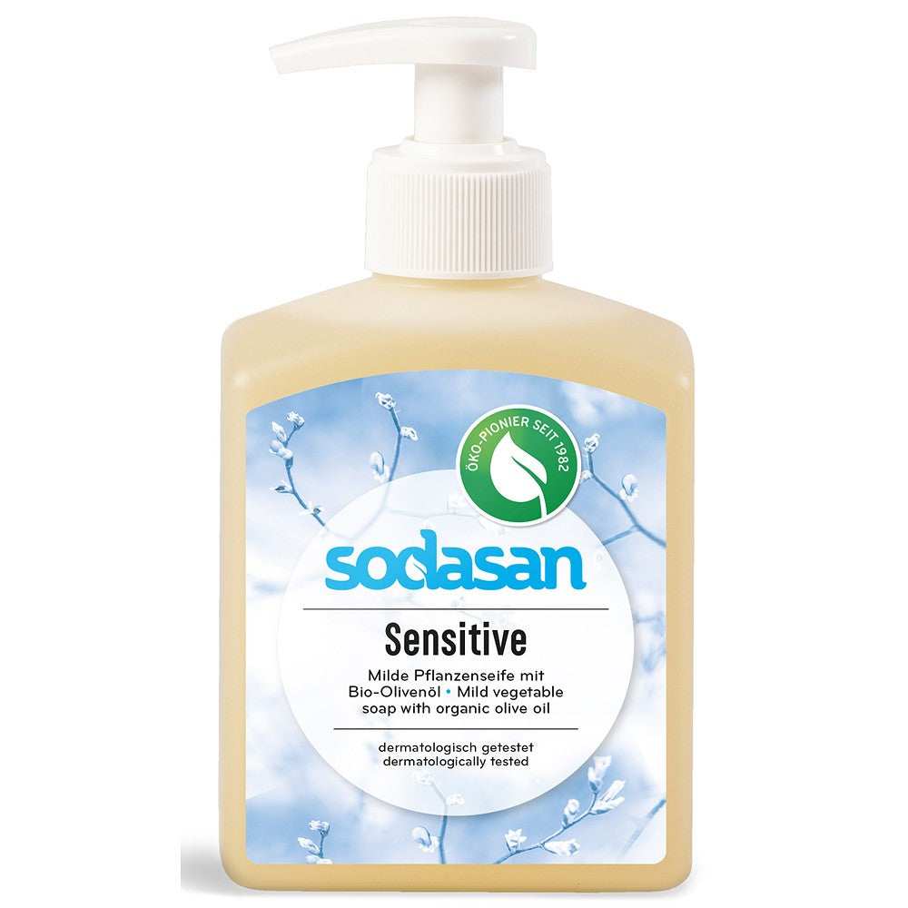 Sapun lichid pentru ingrijire naturala sensitiv, 300ml, sodasan