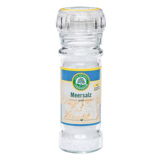 Sare de mare neiodata in rasnita de sticla, lebensbaum