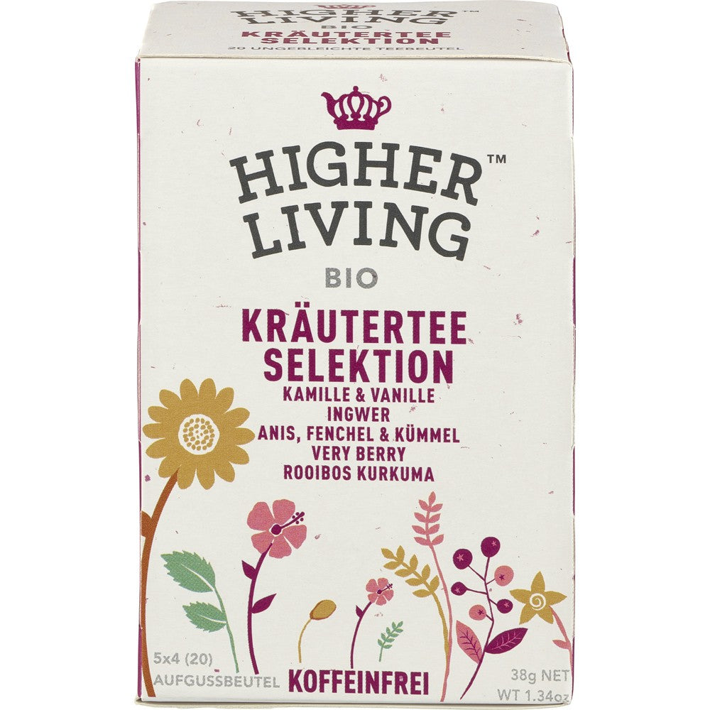 Selectie de ceaiuri din plante bio 38g Higher Living