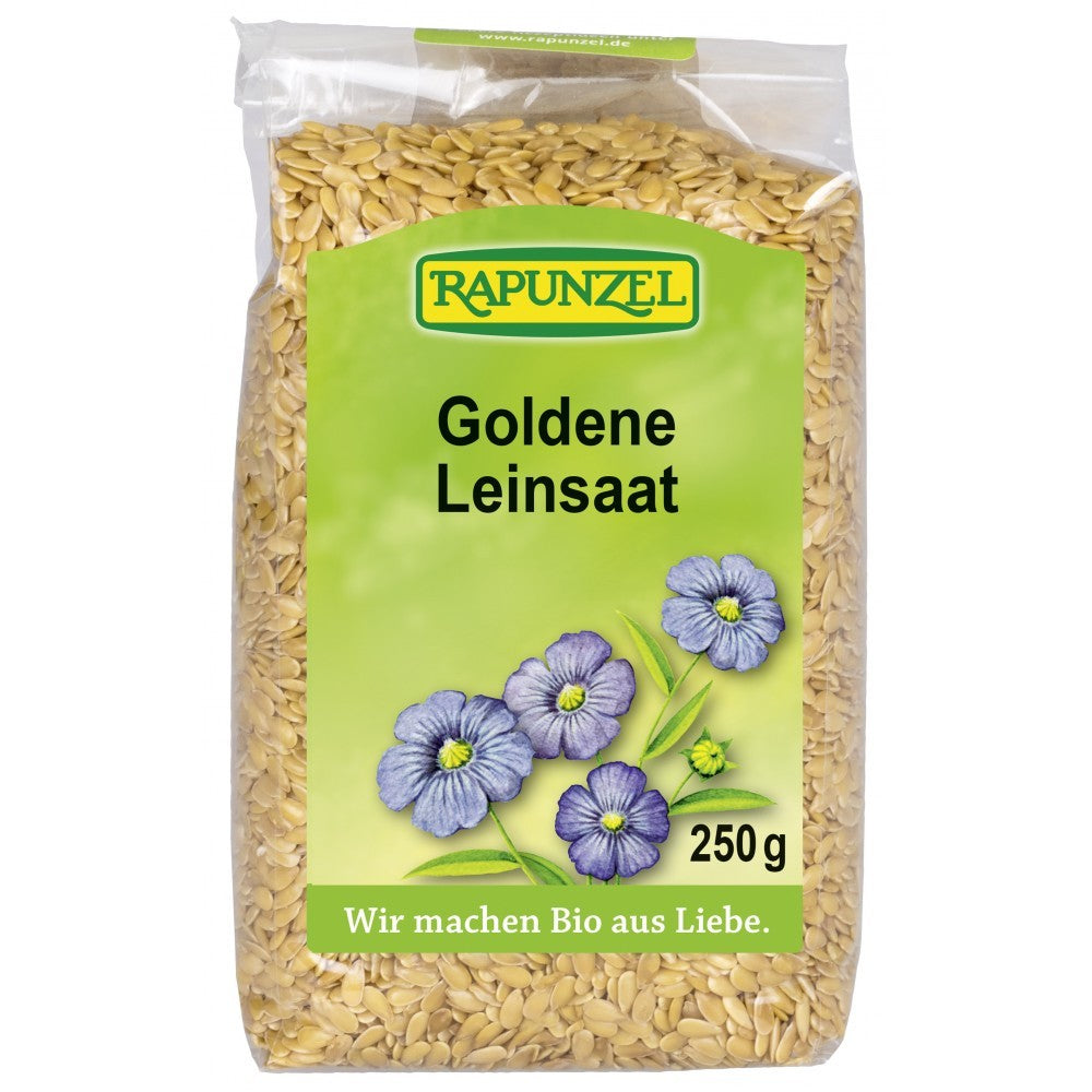 Seminte ecologice de in auriu 250g Rapunzel