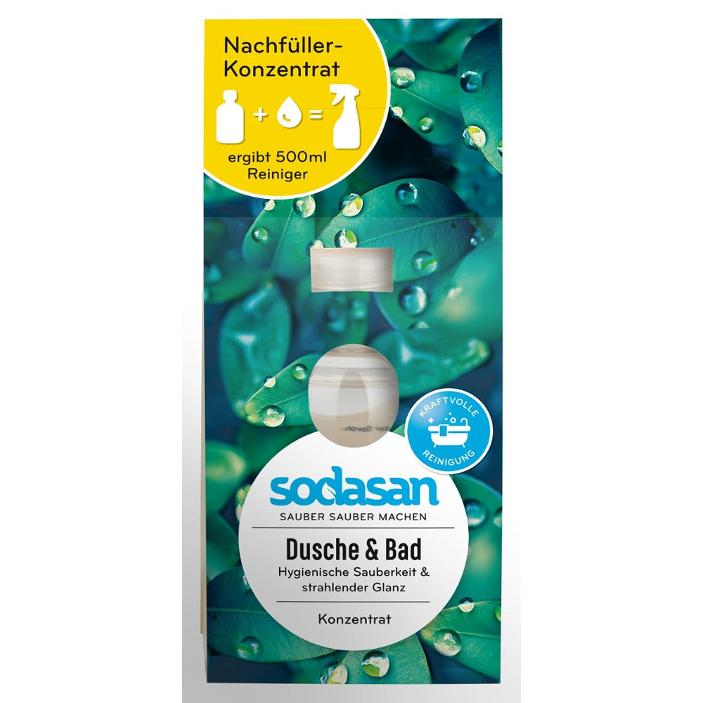 Solutie concentrata pentru curatat cada si dusul rezerva reumplere 100ml Sodasan