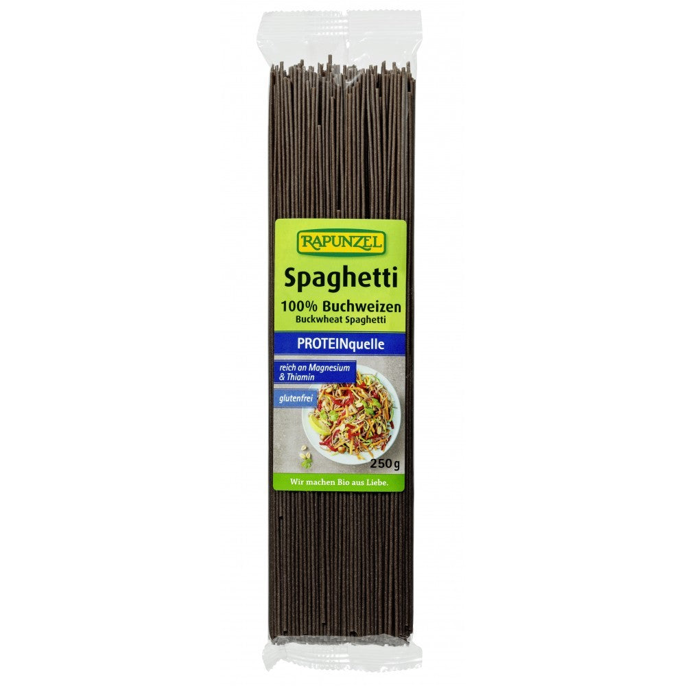 Spaghetti din hrisca integrala fara gluten 250g Rapunzel