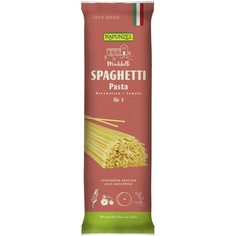 Spaghetti bio semola, 500g, rapunzel 1