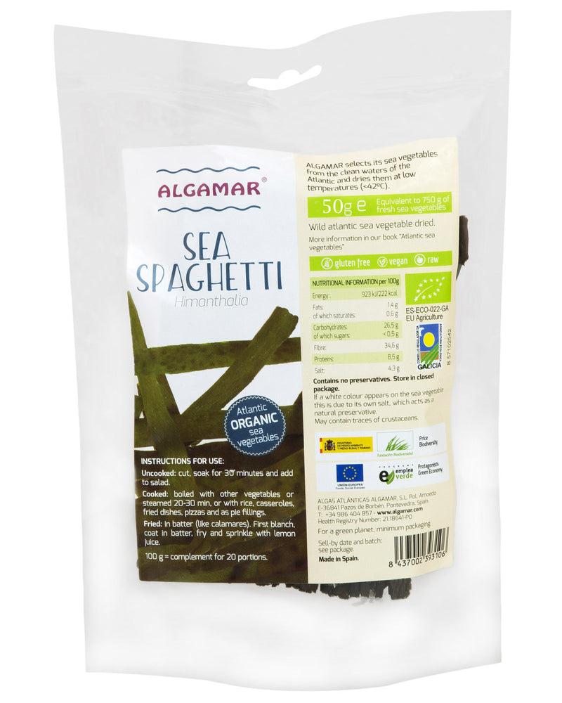 Alge sea spaghetti, eco, 50g, Algamar                                                                   1