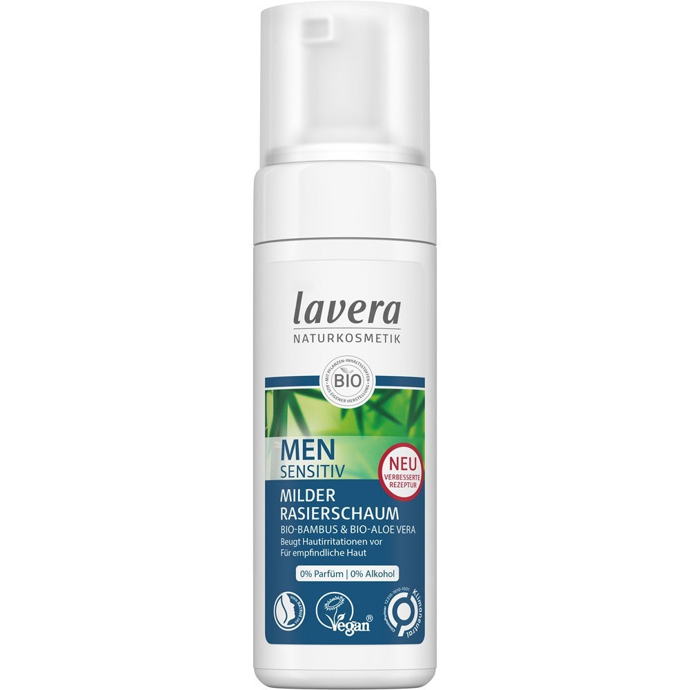 Spuma de ras cu bambus bio si aloe vera bio 150ml Lavera