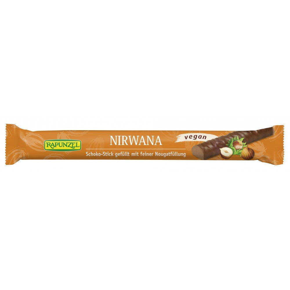 Stick Nirwana VEGAN cu ciocolata si crema de alune  22g Rapunzel
