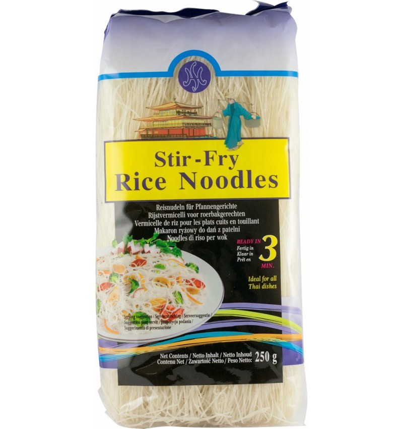 Taitei subtiri din orez pentru wok, 250g, h&s asia