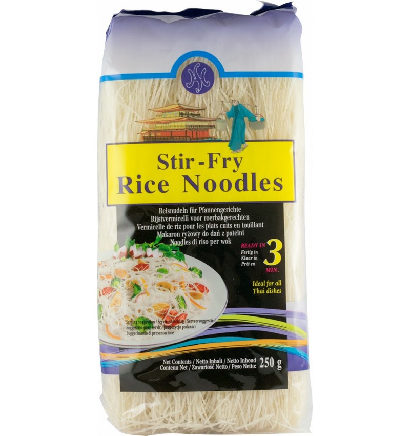 Taitei subtiri din orez pentru wok, 250g, h&s asia 1