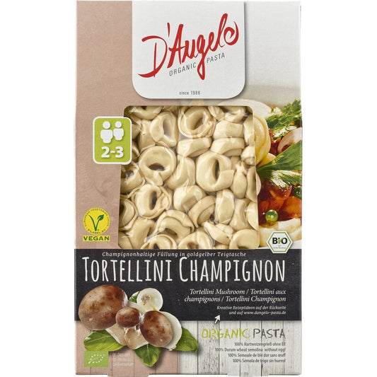 Tortellini cu umplutura de ciuperci 250g DAngelo