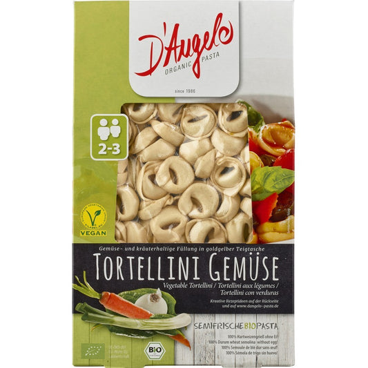 Tortellini cu umplutura de legume 250g DAngelo