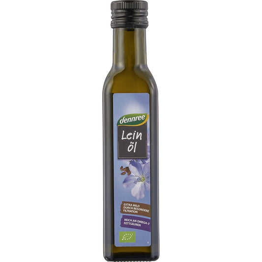 Ulei de in presat la rece, 250ml, Dennree