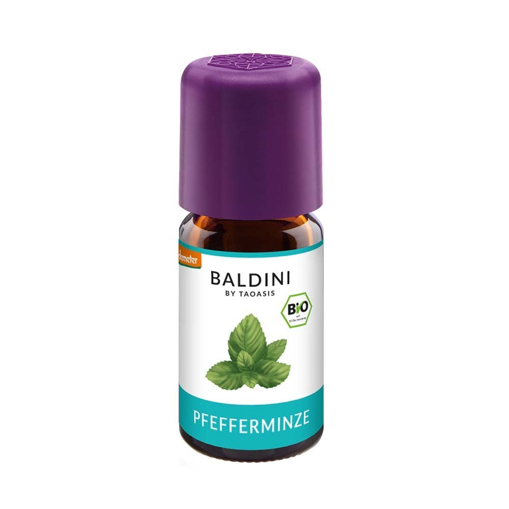 Ulei esential bio de menta piperata alimentar 5ml Baldini