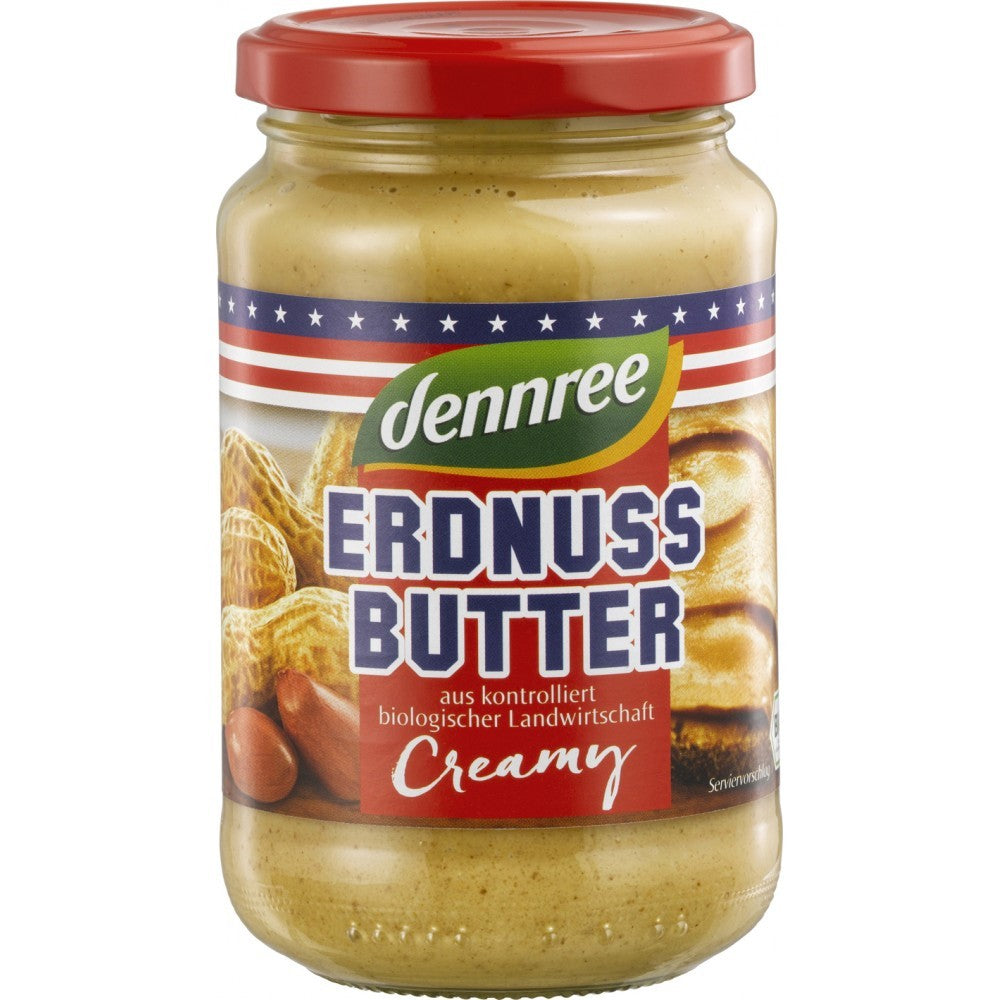 Unt de arahide cremos 350g Dennree