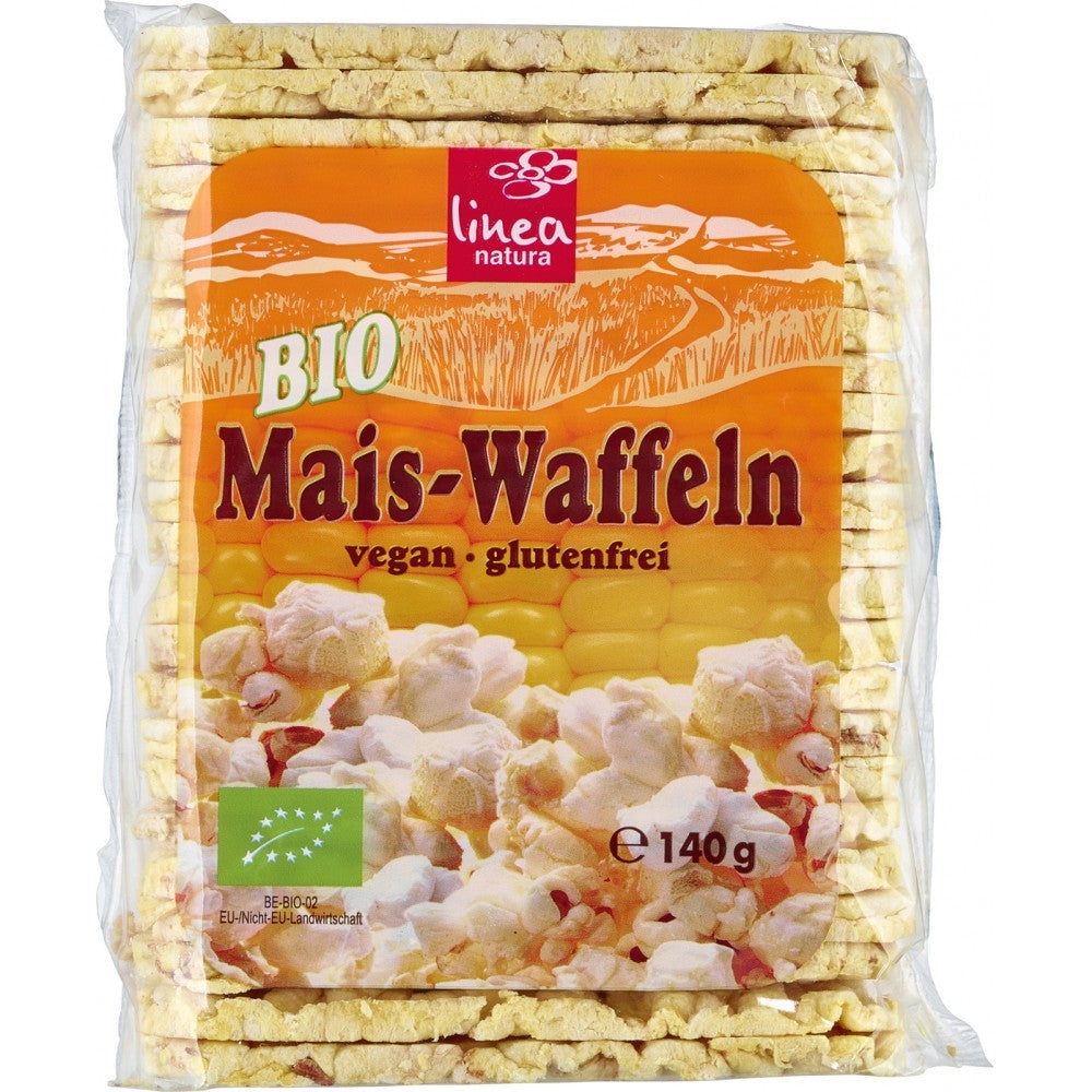 Vafe din porumb bio fara gluten 140g Linea natura