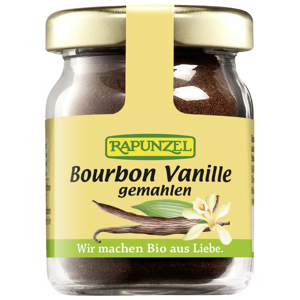 Pudra de Bourbon vanilie bio macinata NOP 15g Rapunzel