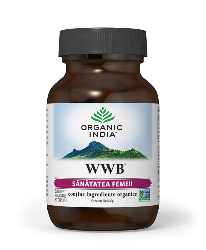 WWB Sănătatea Femeii, flacon 60 capsule vegetale, Organic India.