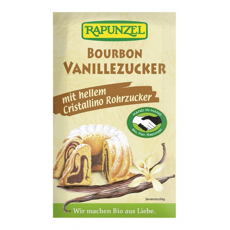 Zahar vanilie bourbon alb , 32g, rapunzel 1